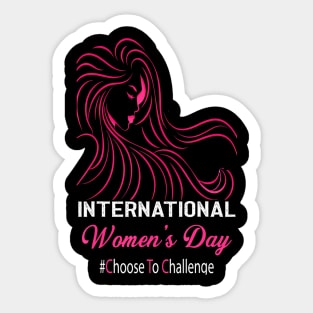 Choose To Challenge International Womens Day 2021 Sticker